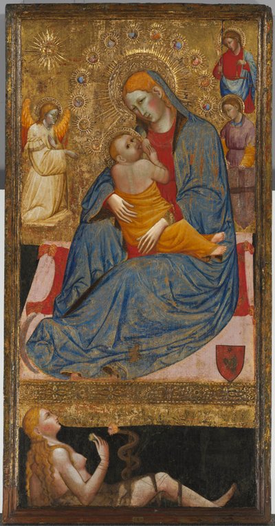 The Madonna of Humility with the Temptation of Eve by Olivuccio di Ciccarello
